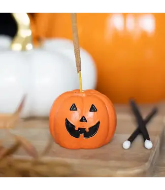 Something Different Orange Pumpkin Incense Holder