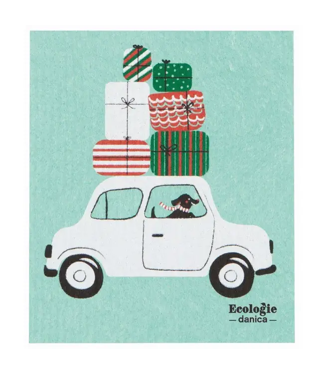 Holiday Cheer Dishcloths: Festive & Green!