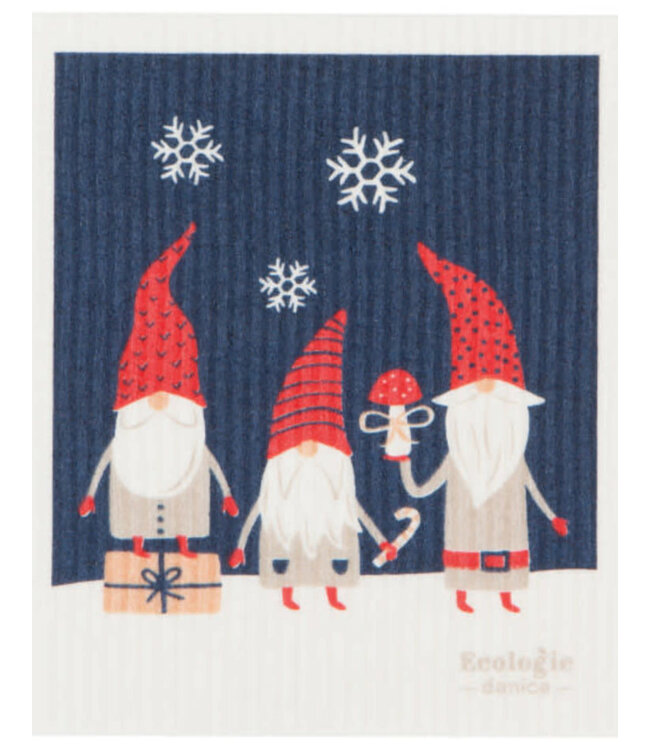 Holiday Cheer Dishcloths: Festive & Green!