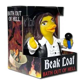 CelebriDucks Beak Loaf - Bath Out of Hell Rubber Duck