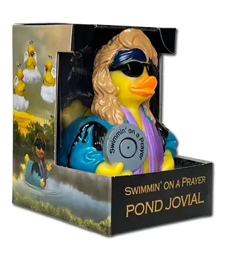 CelebriDucks Pond Jovial - Swimmin' On A Prayer Rubber Duck