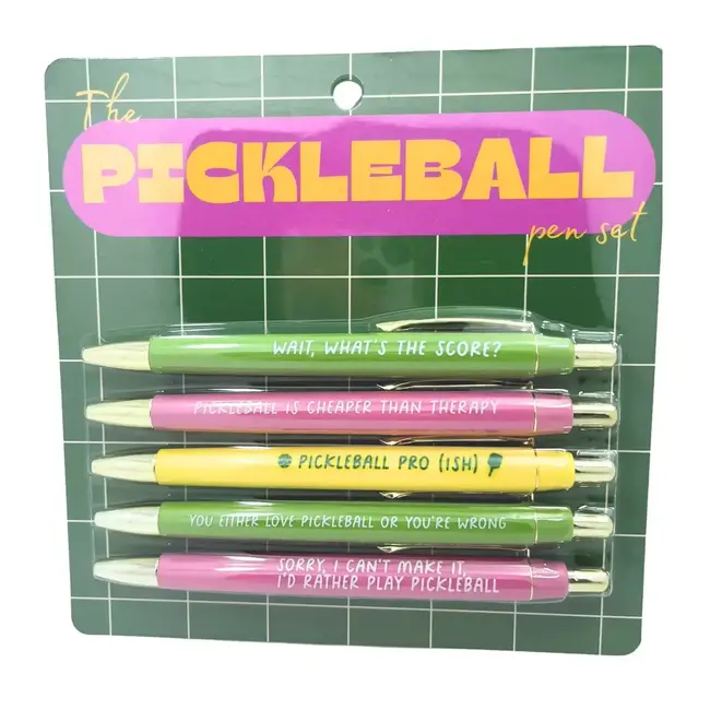 Serve Up Some Laughs: Pickleball Pen Set