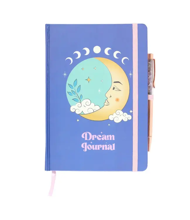The Moon Dream Journal with Amethyst Pen