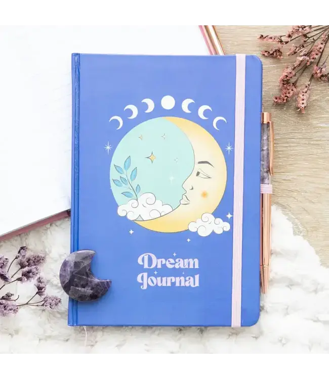 The Moon Dream Journal with Amethyst Pen