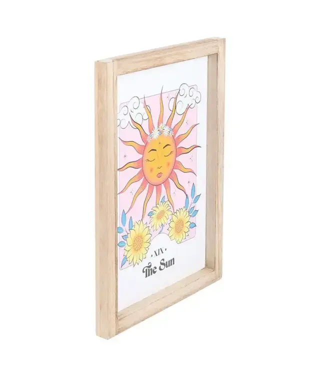 The Sun Celestial Framed Wall Art Print