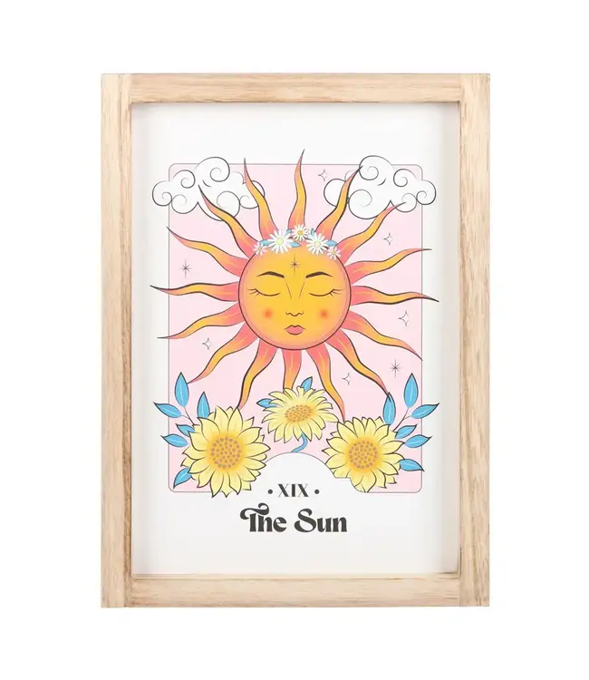 The Sun Celestial Framed Wall Art Print