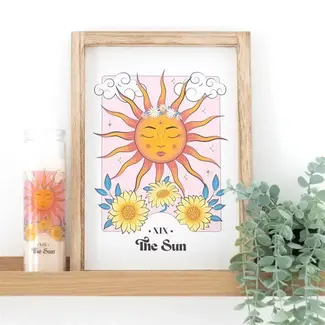 Something Different The Sun Celestial Framed Wall Art Print