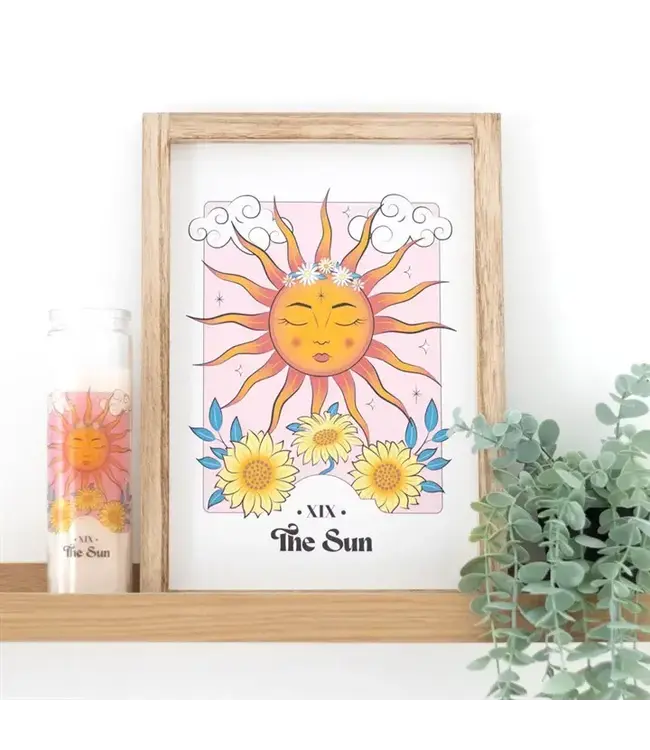 The Sun Celestial Framed Wall Art Print