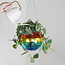 Rainbow Disco Planter: Groovy Garden Glam