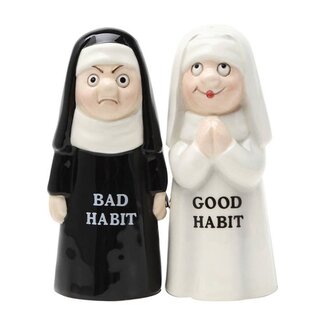 Pacific Giftware Habits Salt & Pepper Shaker Set