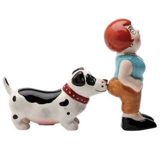 Pacific Giftware Lady and a Tramp Salt & Pepper Shaker Set