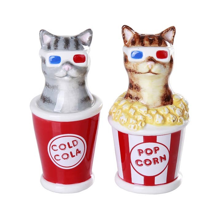 3D Kitty Cats Salt & Pepper Shaker Set