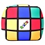 Mini Rubik's® Plush: Squishy Puzzle Fun!