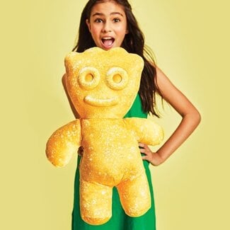 Iscream Sour Patch Kid Yellow Embossed Plush