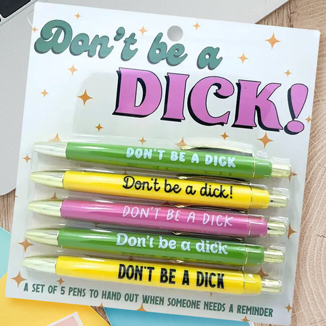 Pen Pals for Positivity: Don't Be a Dick Set