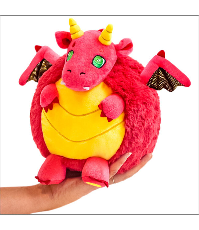 Mini Red Dragon: Cuddles and Comic Wisdom!