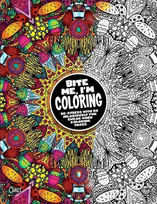 Bite Me, I'm Colouring Book