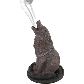 Something Different Wolf Incense Cone Holder