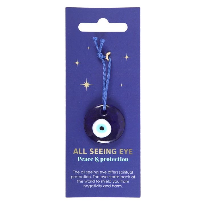 All Seeing Eye Glass Charm