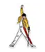 Freddie Mercury Yellow Suit Sticker