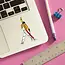 Freddie Mercury Yellow Suit Sticker