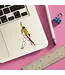 Freddie Mercury Yellow Suit Sticker