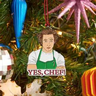 The Found Yes, Chef! Enamel Ornament