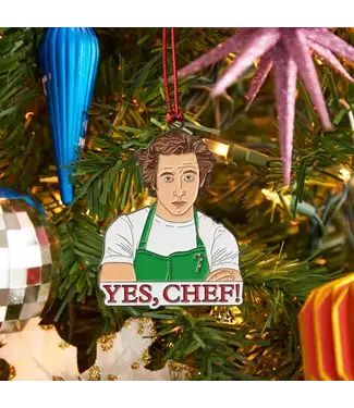 The Found Yes, Chef! Enamel Ornament