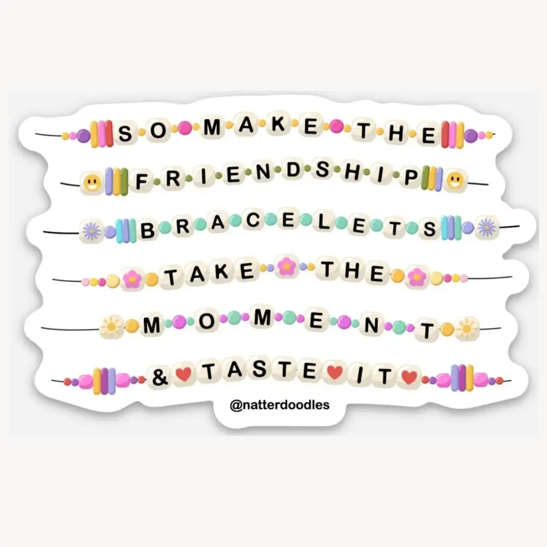Friendship bracelets with words hot sale