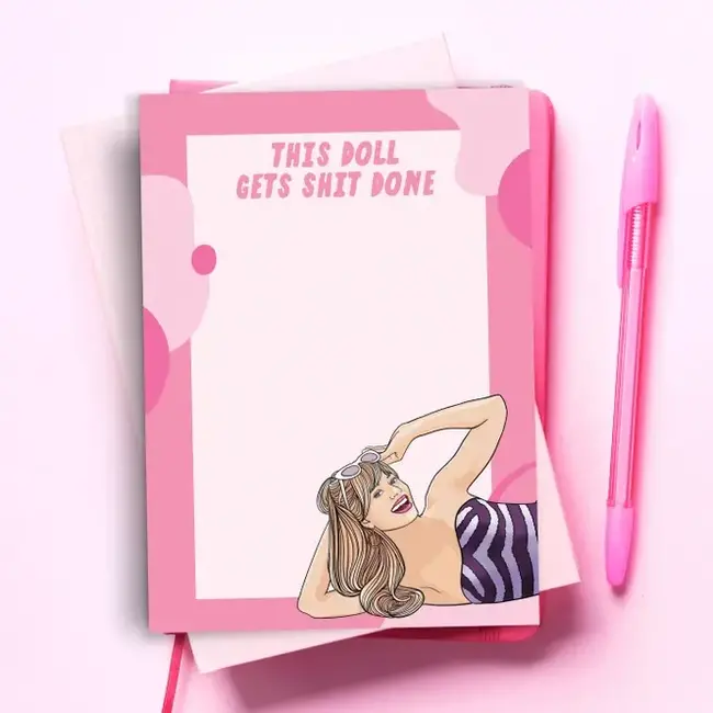 This Doll Get's Shit Done Notepad