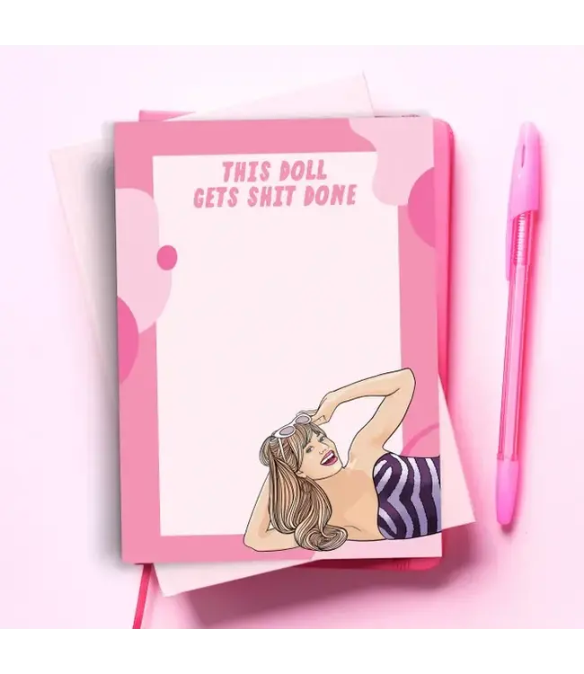 This Doll Get's Shit Done Notepad