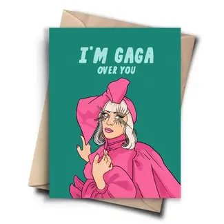 Pop Cult Paper I'm Gaga Over You Card
