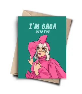 Pop Cult Paper I'm Gaga Over You Card