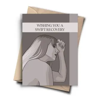 Pop Cult Paper Wishing You A Swift Recovery Card