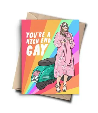 Pop Cult Paper White Lotus High End Gay Card