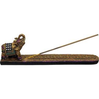 Kheops International Resin Incense Holder - Lucky Elephant