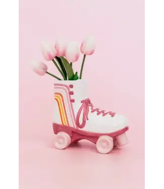 Steel Mill and Co. Vase- Roller Skate Steel Mill and Co. Vase- Roller Skate