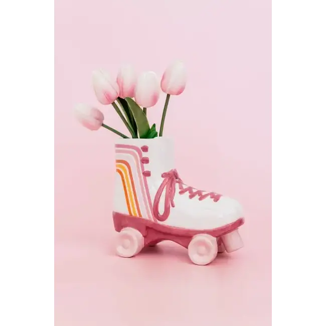 Vase- Roller Skate