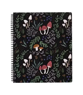 Steel Mill and Co. Large Notebook- Mushroom Steel Mill and Co. Large Notebook- Mushroom