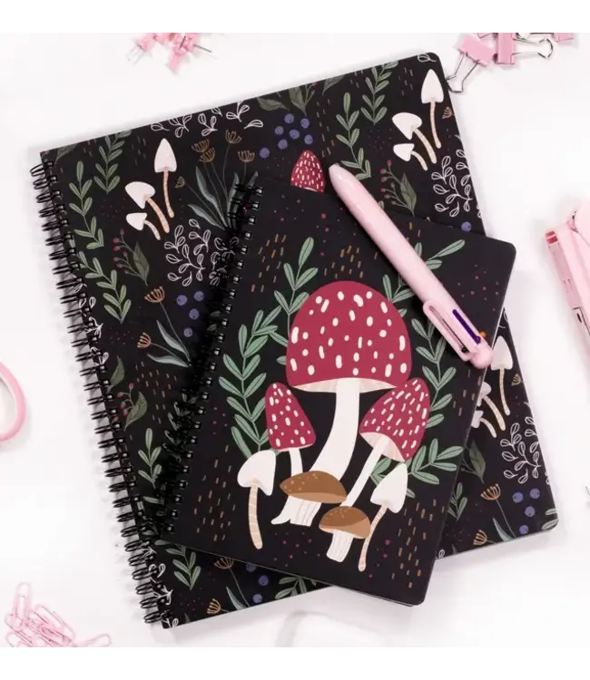 Large Notebook- Mushroom