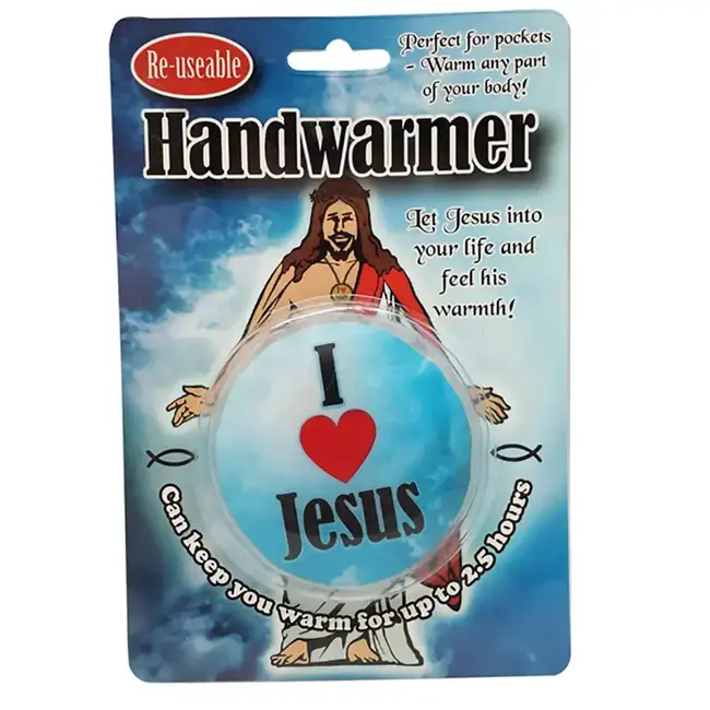 Holy Warmth: ‘I Love Jesus’ Hand Warmer