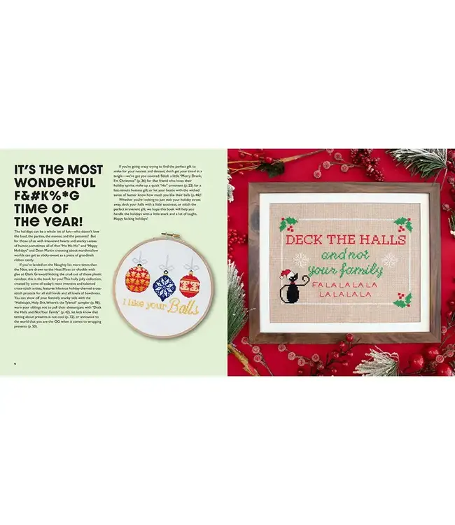 Festive As F*ck: Hilarious Holiday Cross-Stitch Patterns