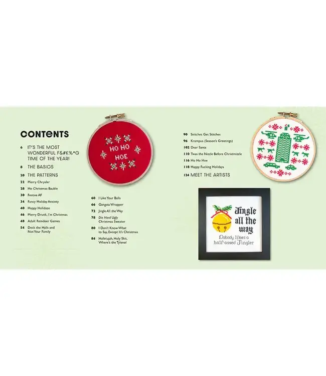 Festive As F*ck: Hilarious Holiday Cross-Stitch Patterns