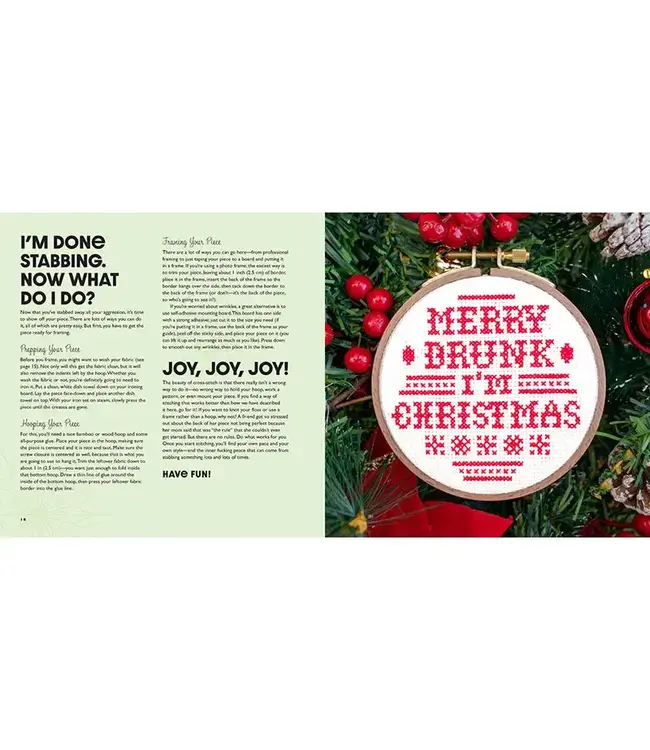 Festive As F*ck: Hilarious Holiday Cross-Stitch Patterns