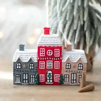 Something Different Christmas Village Incense Cone Holder