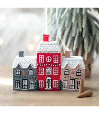 Something Different Christmas Village Incense Cone Holder