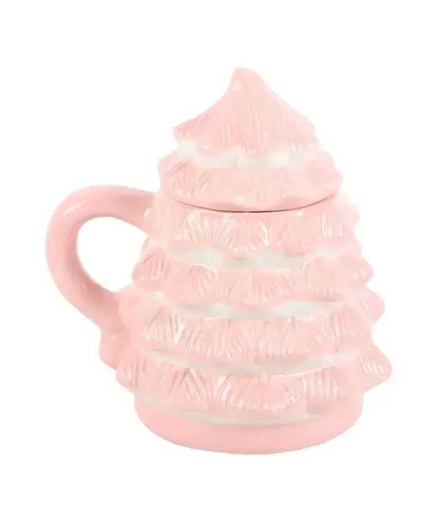 Tree-mendous Sips: Pink Christmas Mug!