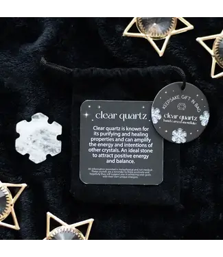Something Different Clear Quartz Crystal Snowflake