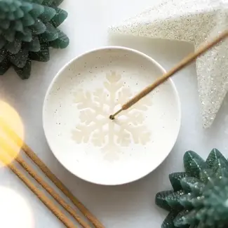 Something Different Winter Snowflake Christmas Incense Holder