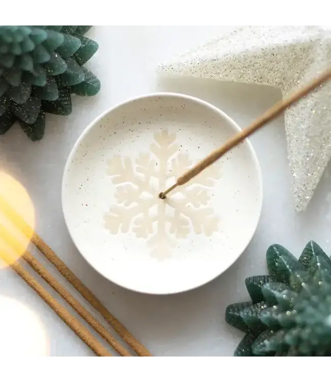 Snowflake Incense Holder – Catch the Festive Ash!